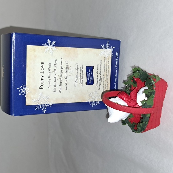 HALLMARK WESTIE PUPPY LOVE 2005 Ornament in box - Picture 3 of 3